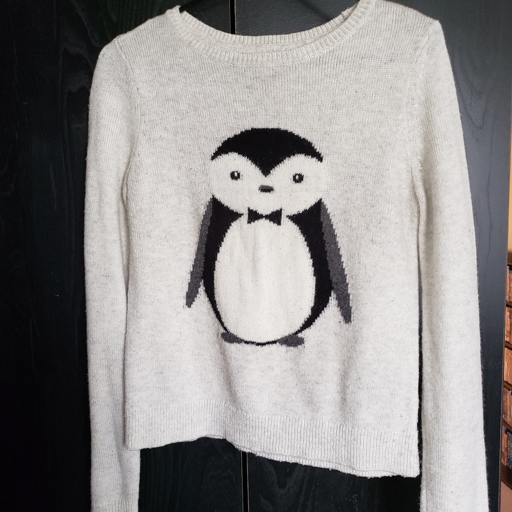 SOLD - Forever 21 Penguin Sweater